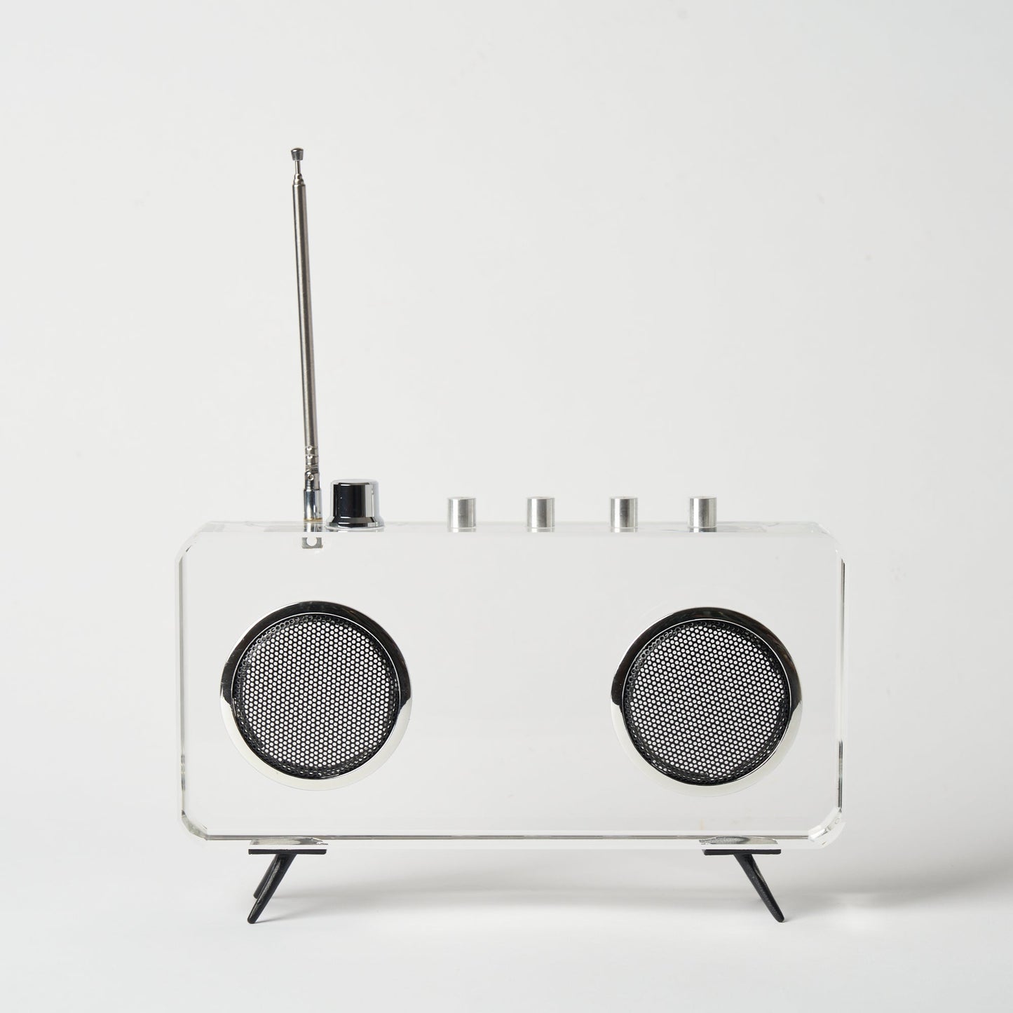 ガラス型 レトロ ラジカセ