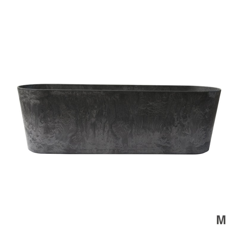 ART STONE CONTAINER ROUND