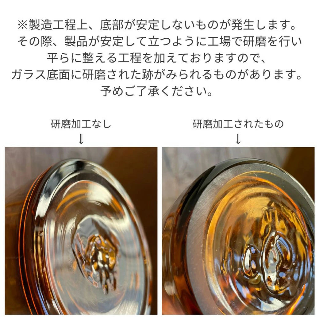 カラーガラスのフラワーベース プランプ (2色)