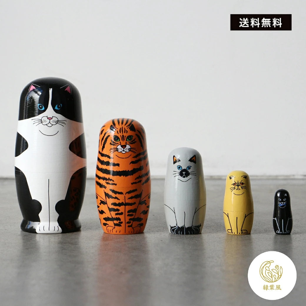 FELINE 5 猫のマトリョーシカ