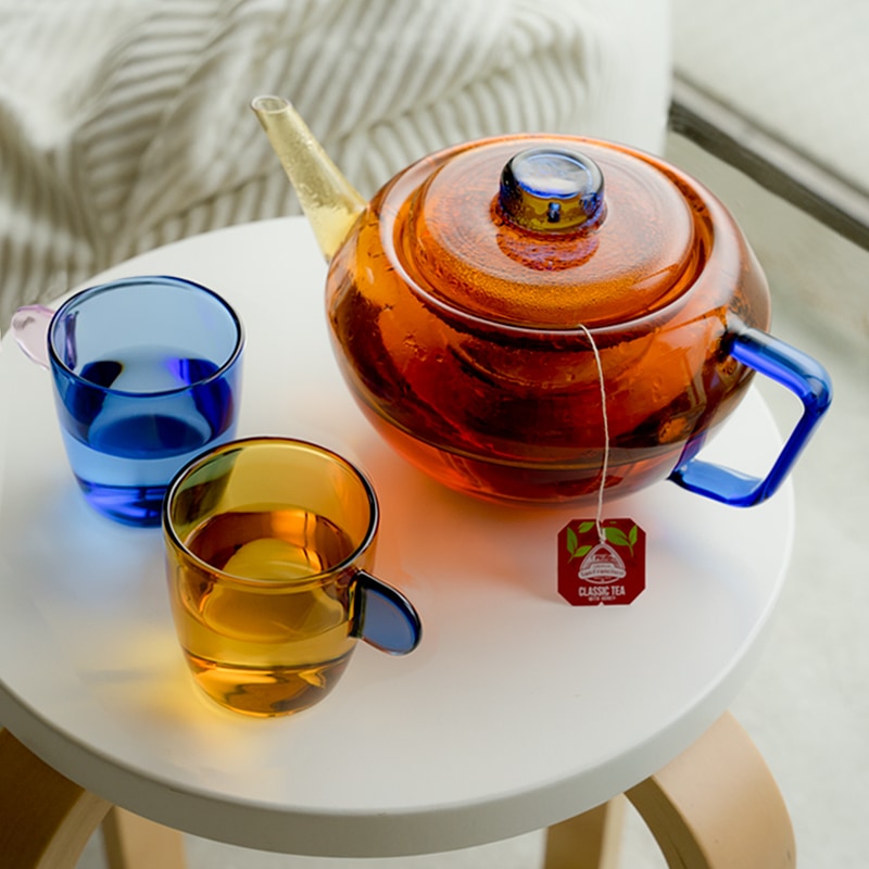 GLASS TEA POT