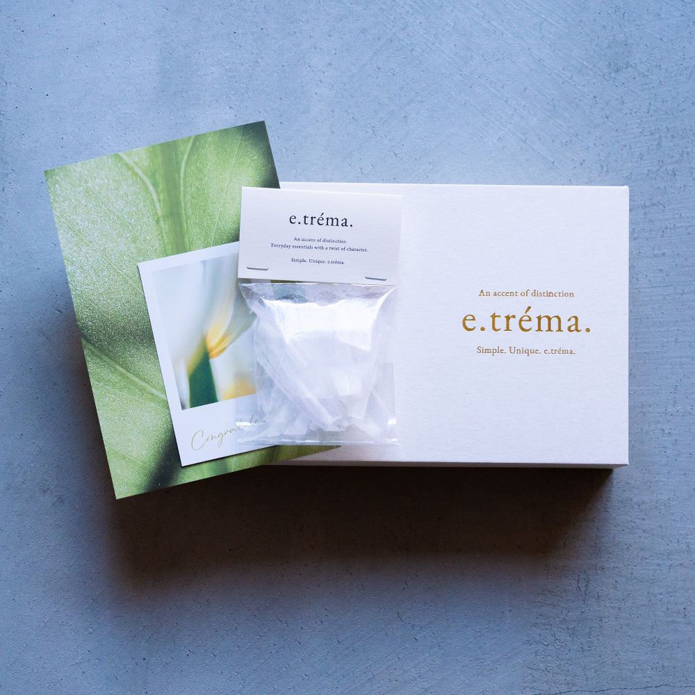 宝石のように輝く石鹸　e.tréma. × 森石鹼　2026 新色ギフトセット