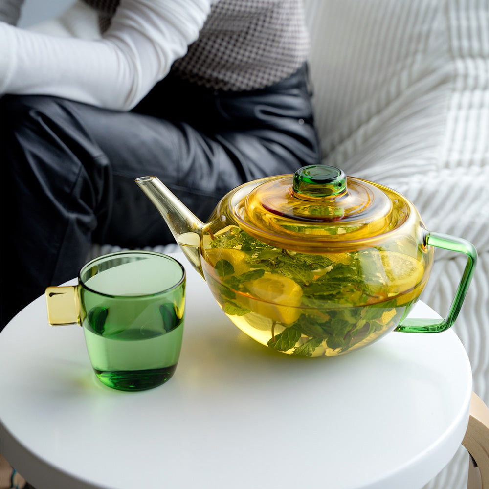 GLASS TEA POT