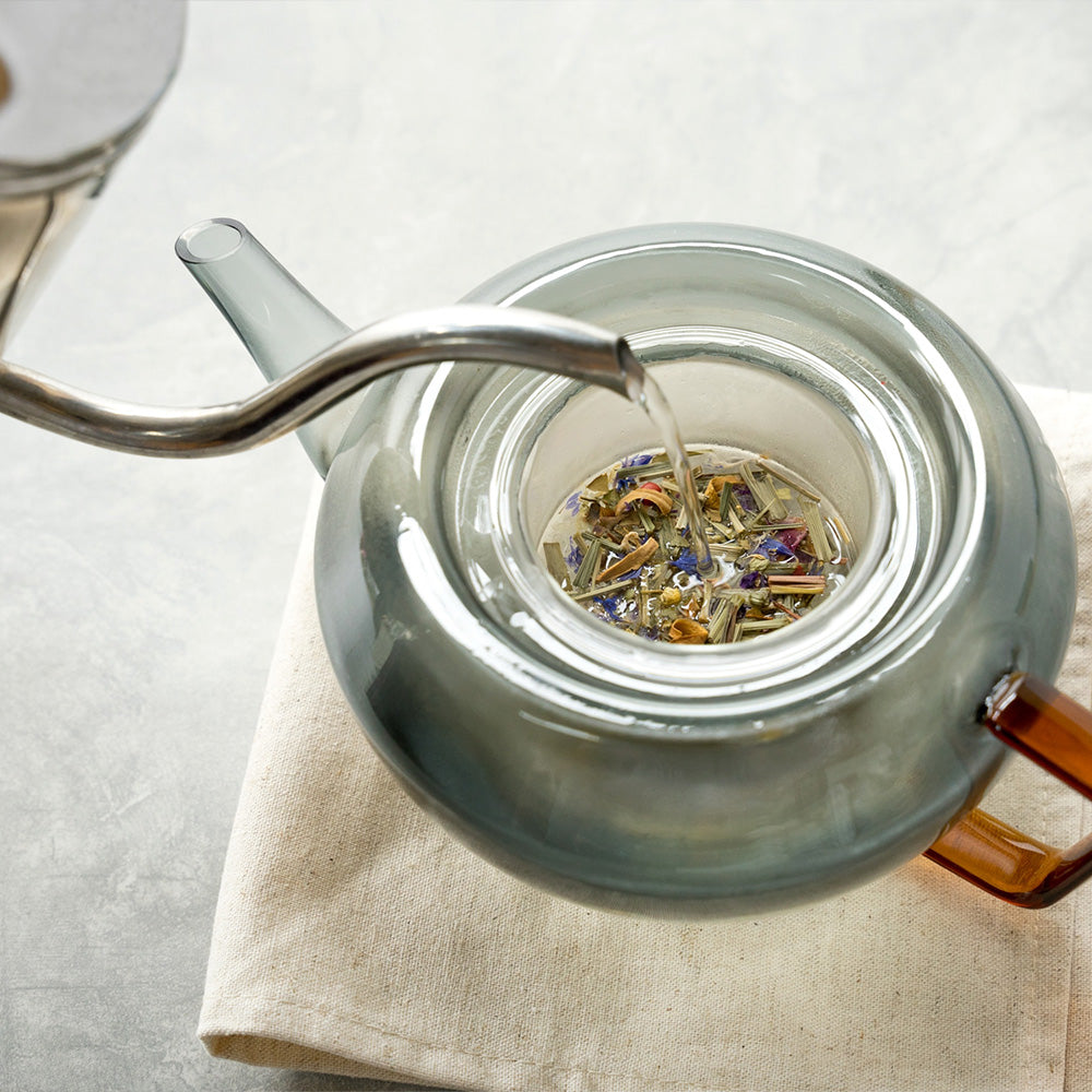 GLASS TEA POT