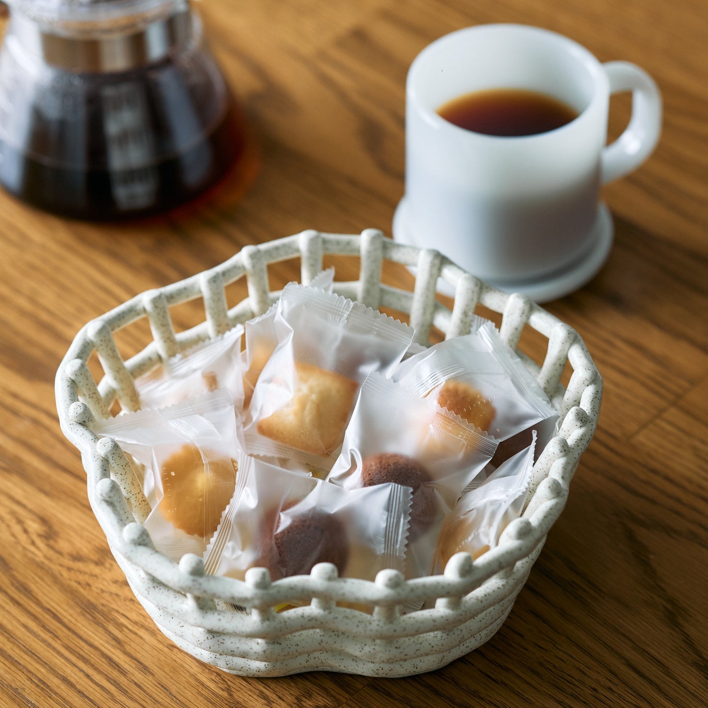 セラミック バスケット ラウンド 変形