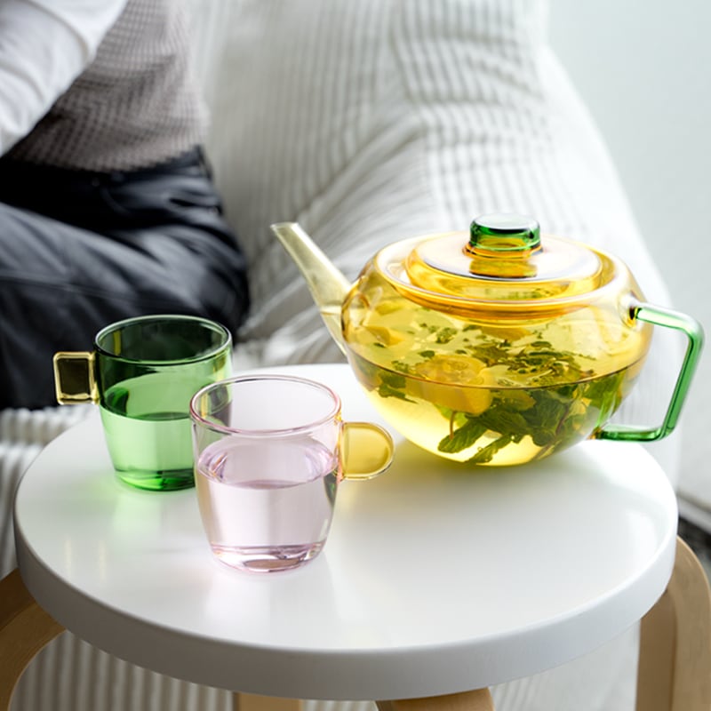 GLASS TEA POT