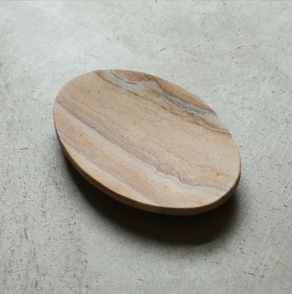 SANDSTONE SOAP DISH