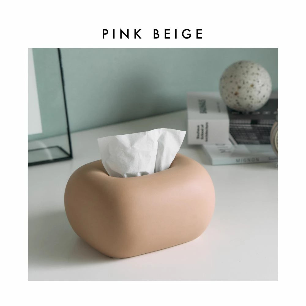 セラミッククリーム ティッシュケース