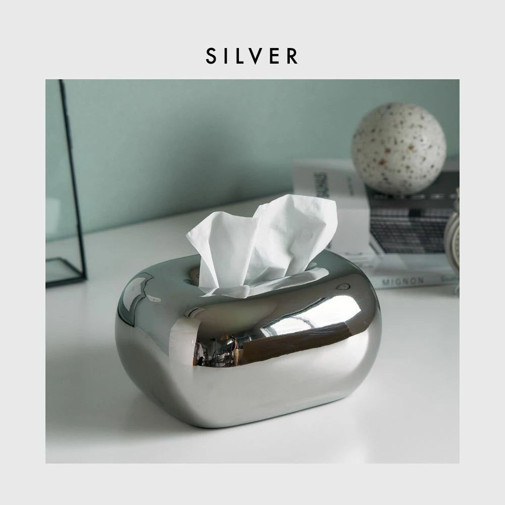 セラミッククリーム ティッシュケース