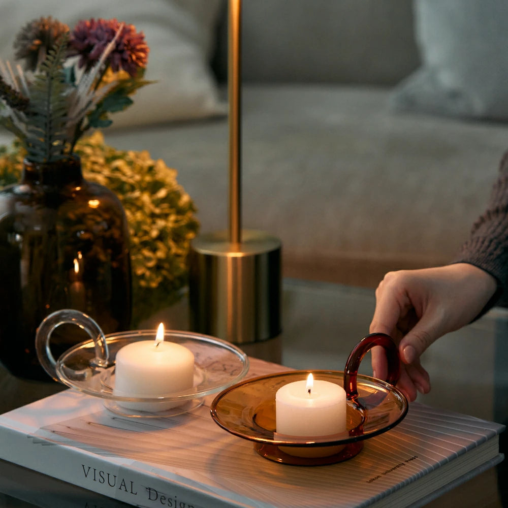 ハンドル付きキャンドルホルダー