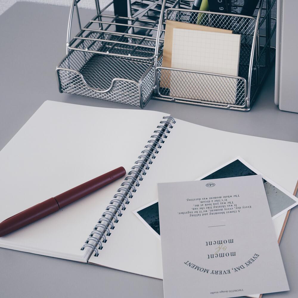 デスクオーガナイザー シルバー