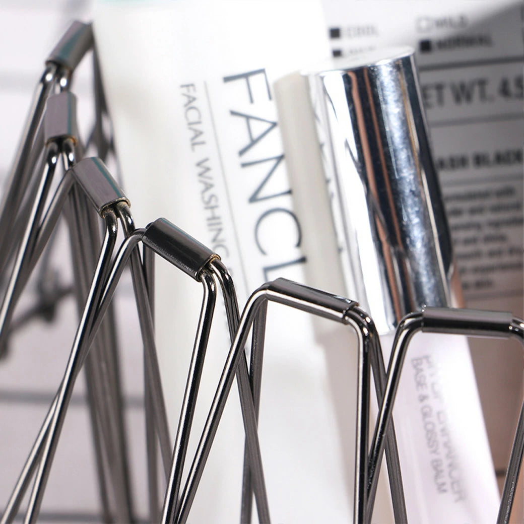 ステンレス製 折りたたみ 変形 カゴ バスケット