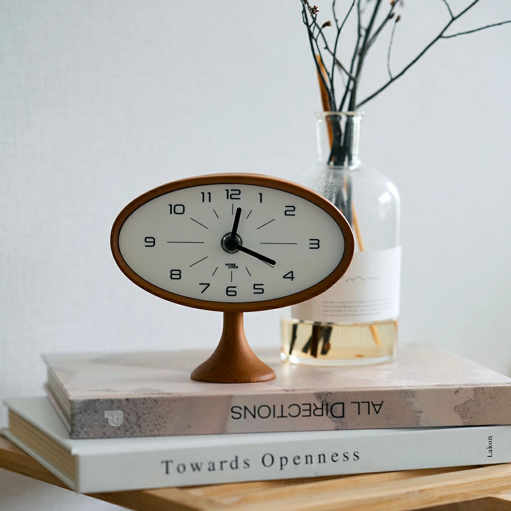 天然木 テーブルクロック 置き時計
