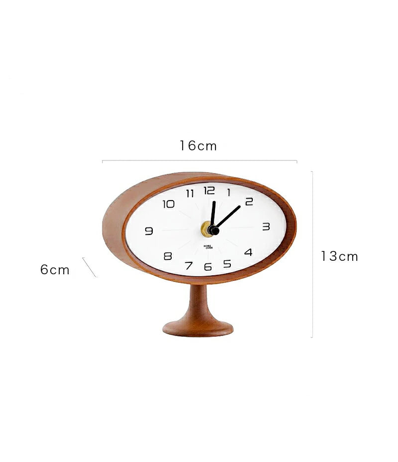 天然木 テーブルクロック 置き時計
