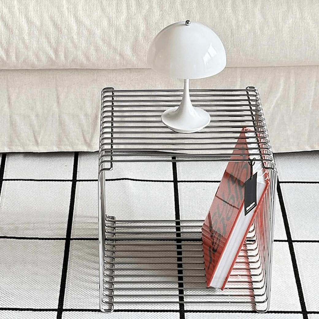 シルバー ブラック ラック