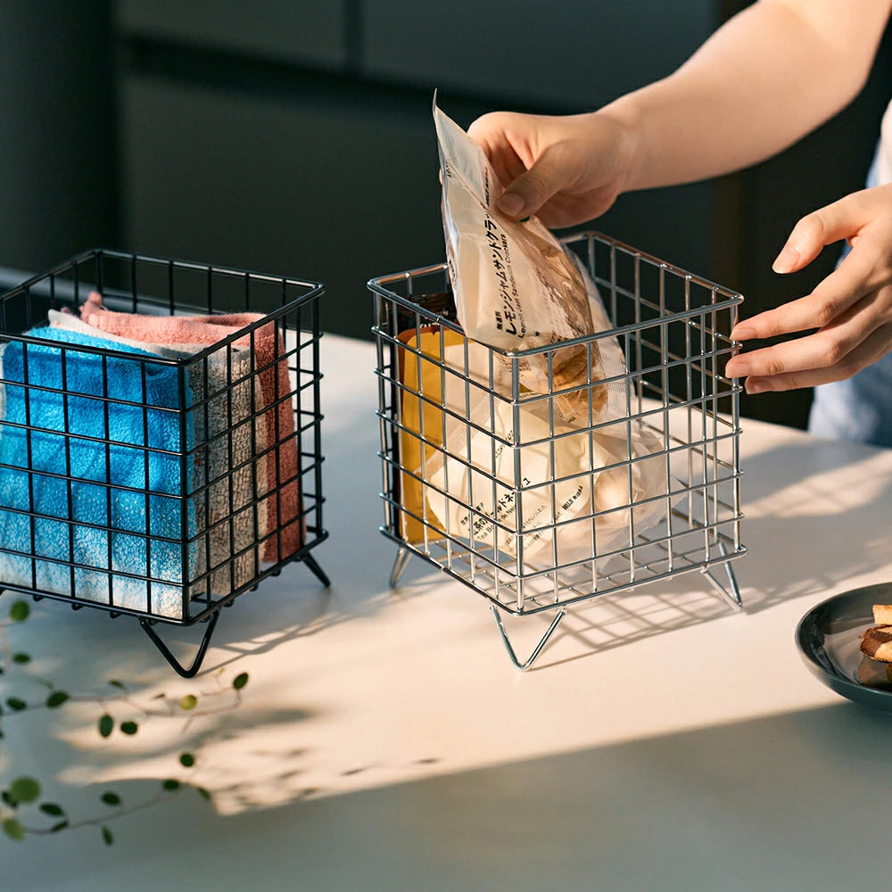 バスケット型 小物入れ