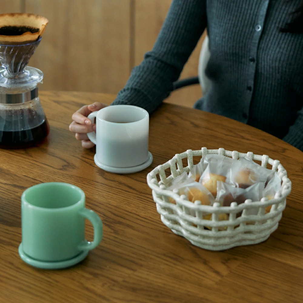 セラミック バスケット ラウンド 変形