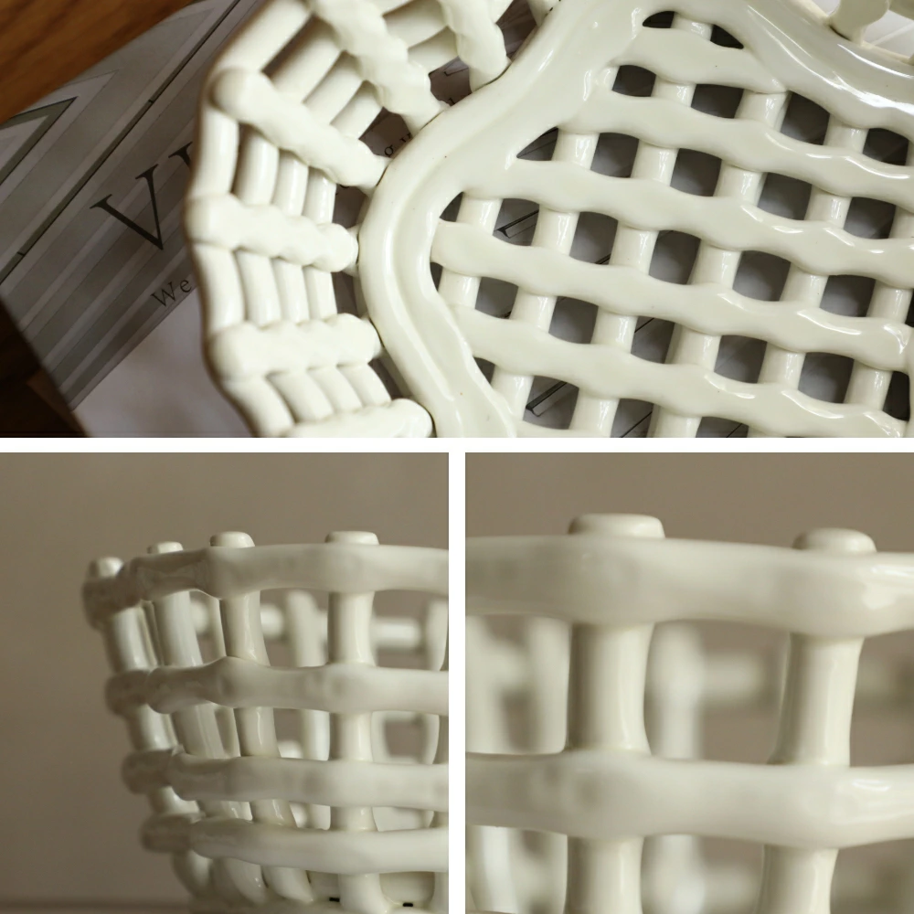 セラミック バスケット ラウンド 変形