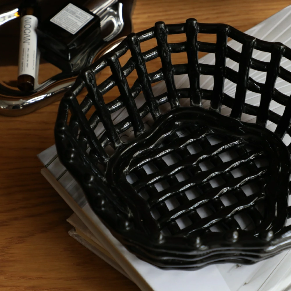 セラミック バスケット ラウンド 変形