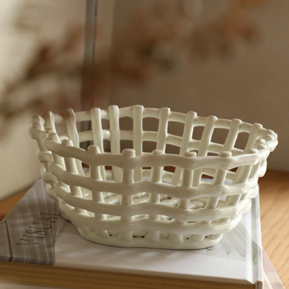 セラミック バスケット ラウンド 変形