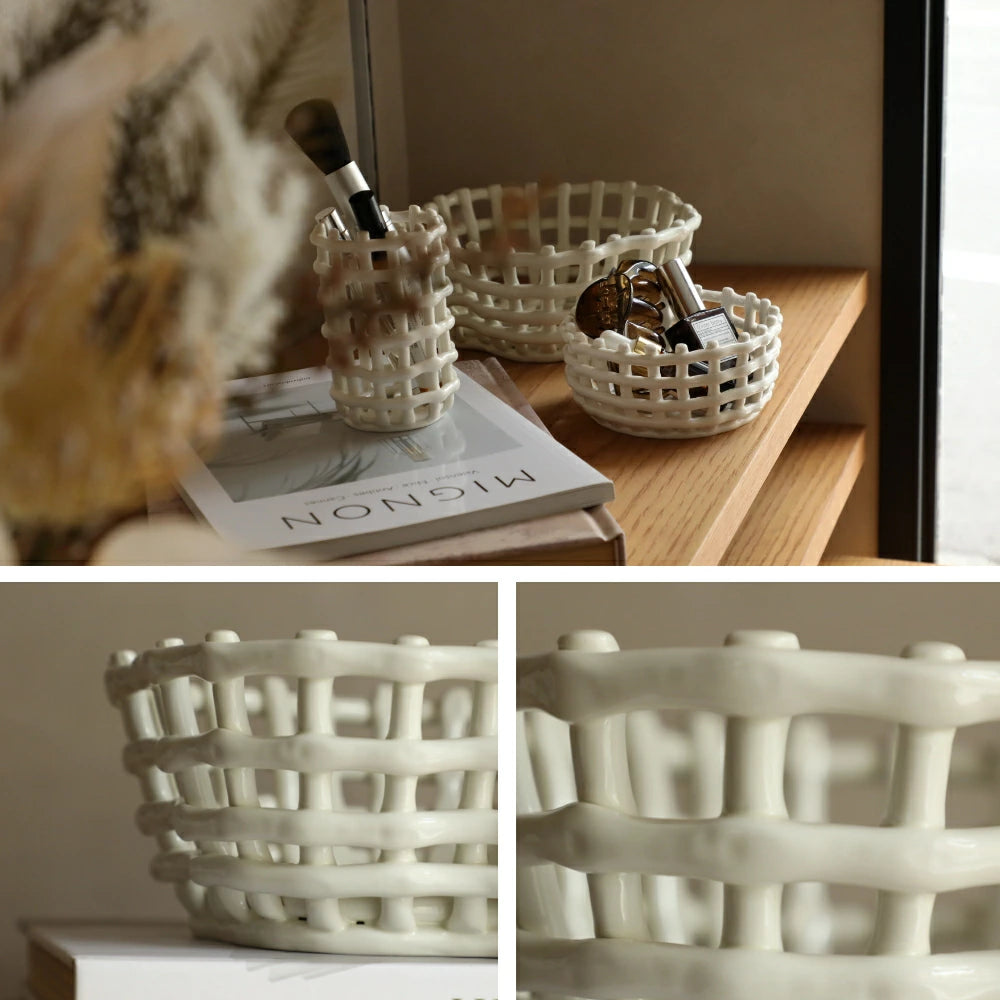 セラミック バスケット ラウンド