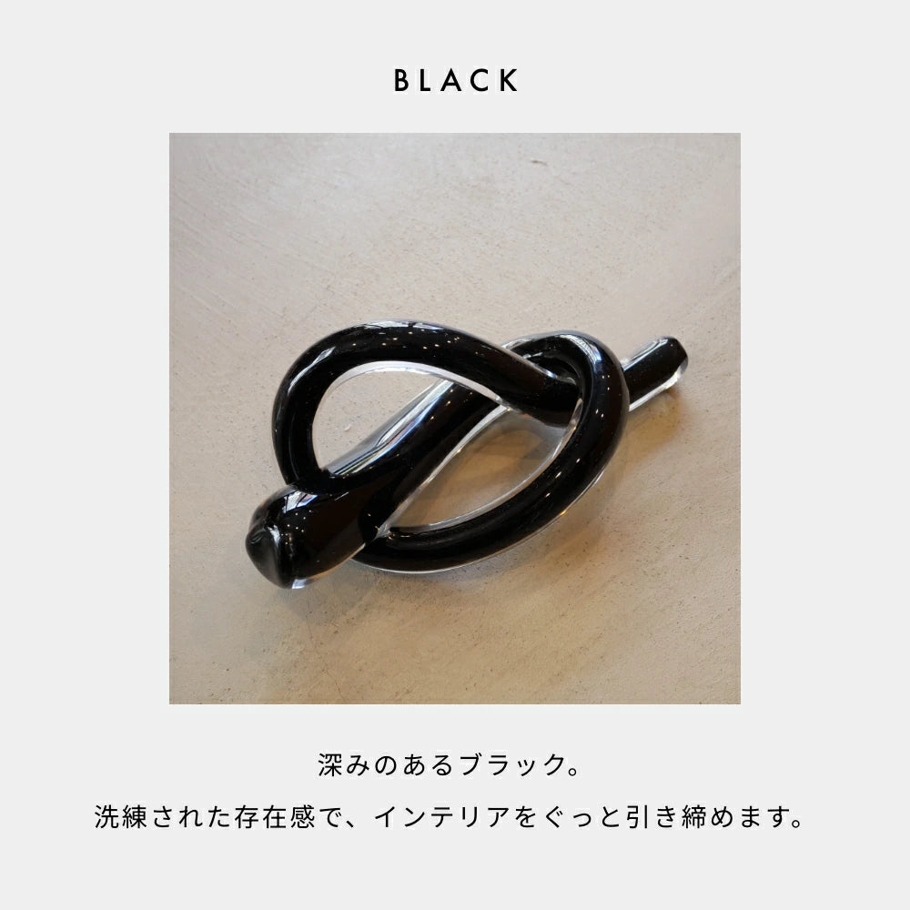 ノットガラスオブジェ