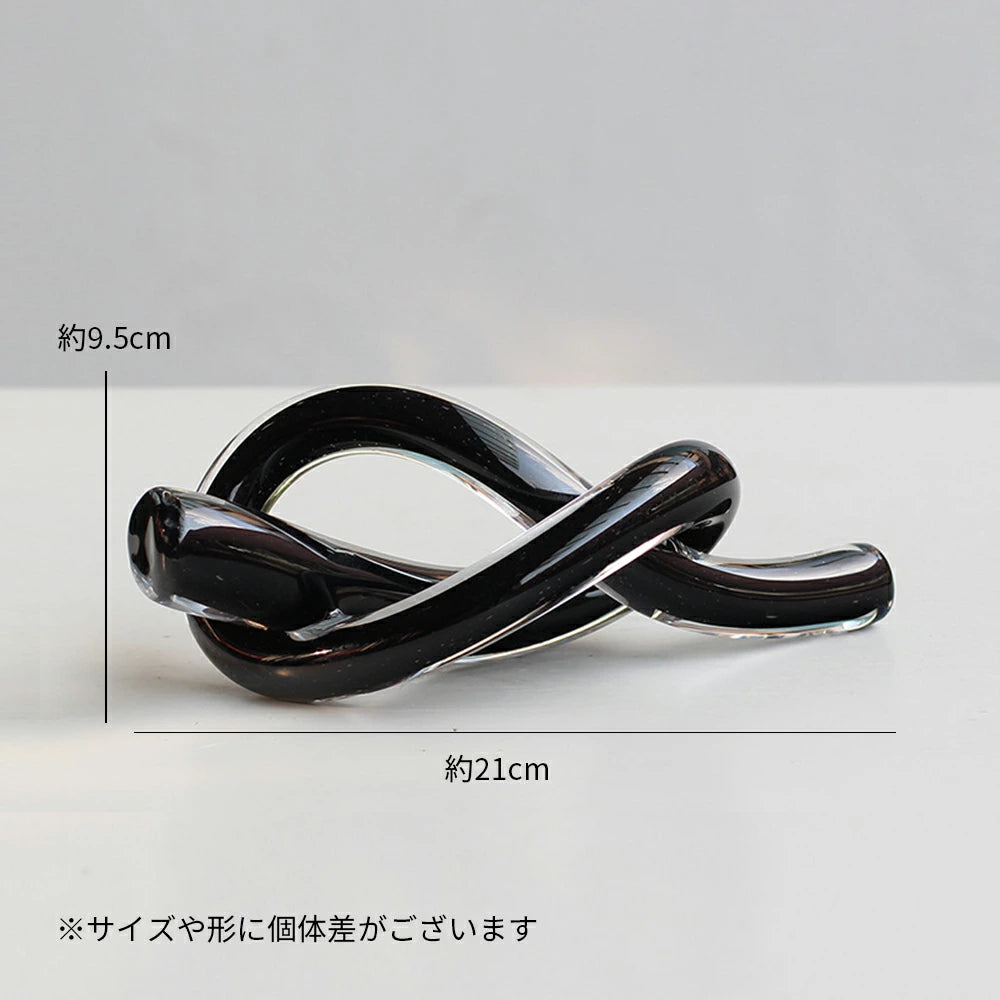 ノットガラスオブジェ