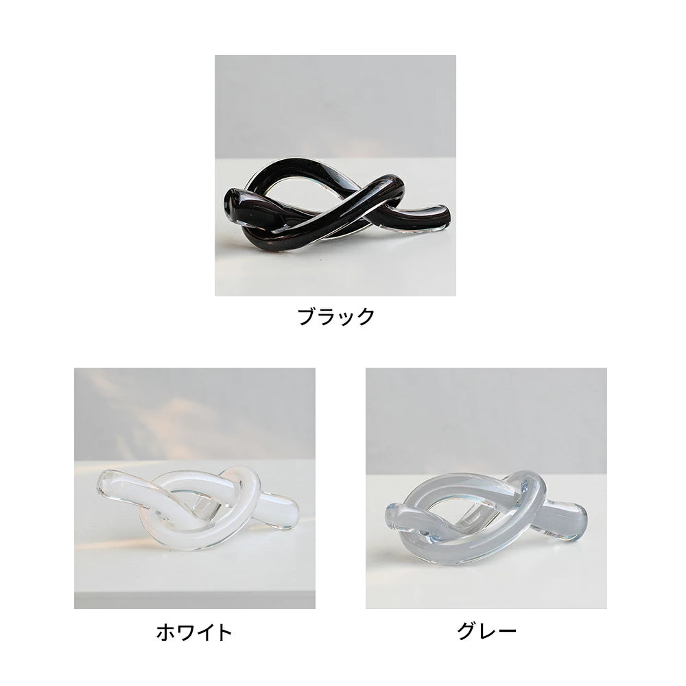 ノットガラスオブジェ