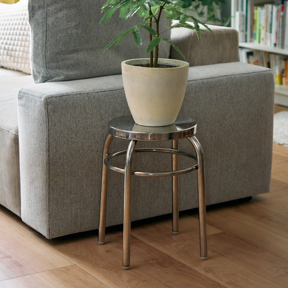 ラウンドスツール ステンレス 椅子