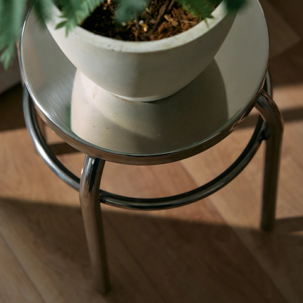 ラウンドスツール ステンレス 椅子