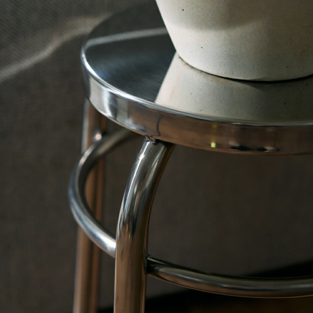 ラウンドスツール ステンレス 椅子