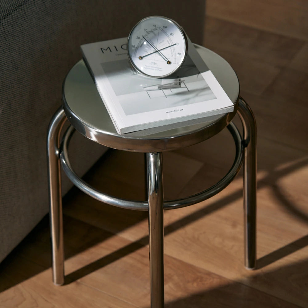 ラウンドスツール ステンレス 椅子