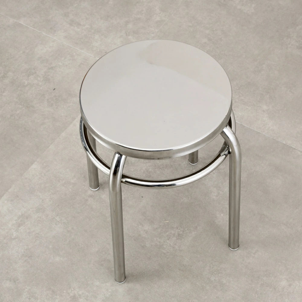 ラウンドスツール ステンレス 椅子