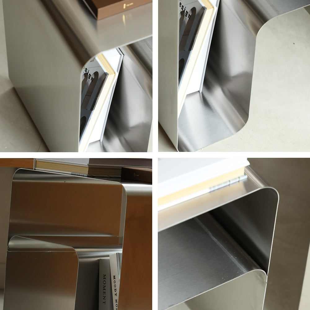 シルバーステンレス コーヒーテーブル