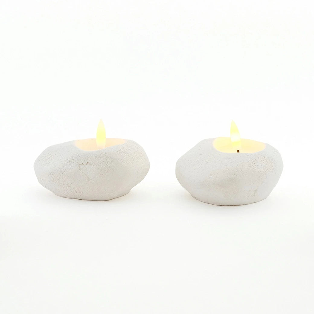 パーティやインテリアを彩る LEDライト キャンドル ストーンレット (2種類)